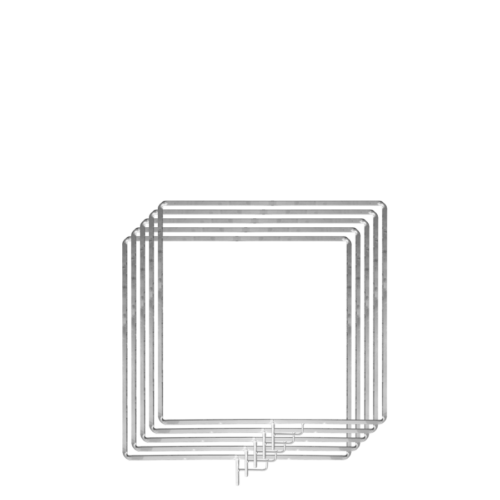 Cadre aluminium cintré 122x122 cm <br/>(Tarif/pc - MOQ : 5 pc)