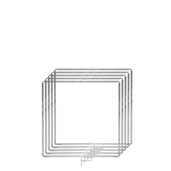 Cadre aluminium cintré 122x122 cm <br/>(Tarif/pc - MOQ : 5 pc)
