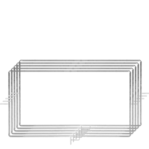 Cadre aluminium cintré 122x200 cm <br/>(Tarif/pc - MOQ : 5 pc)